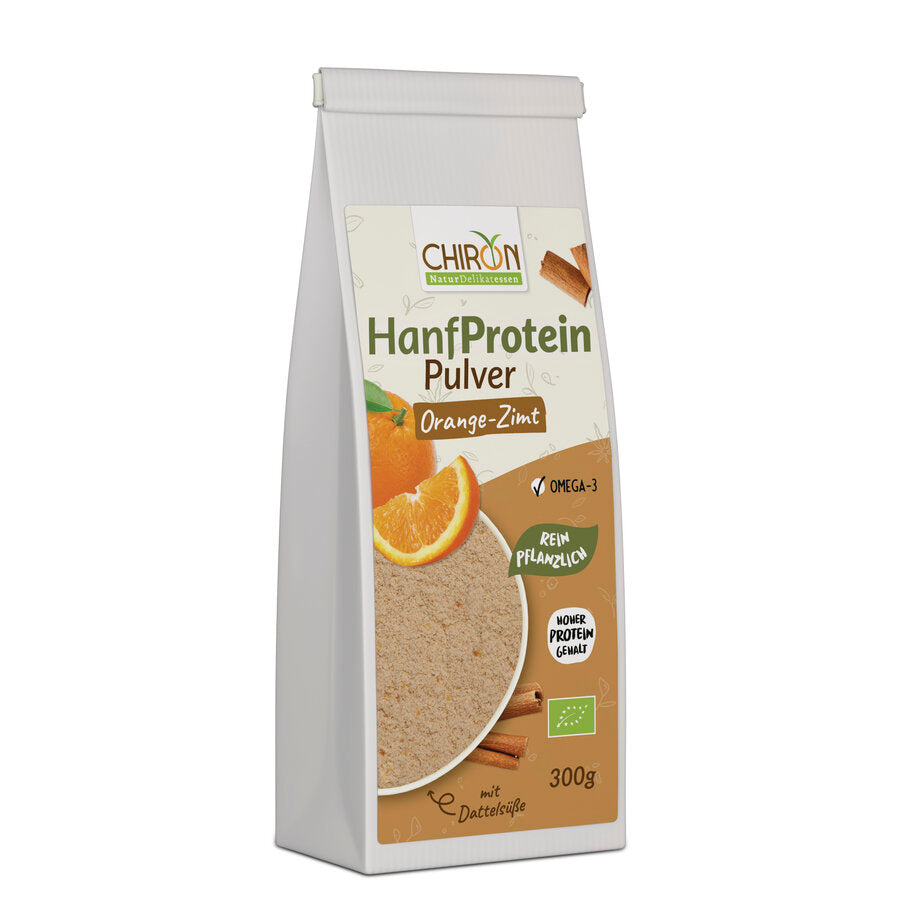 HanfProtein Pulver Orange-Zimt 300 g