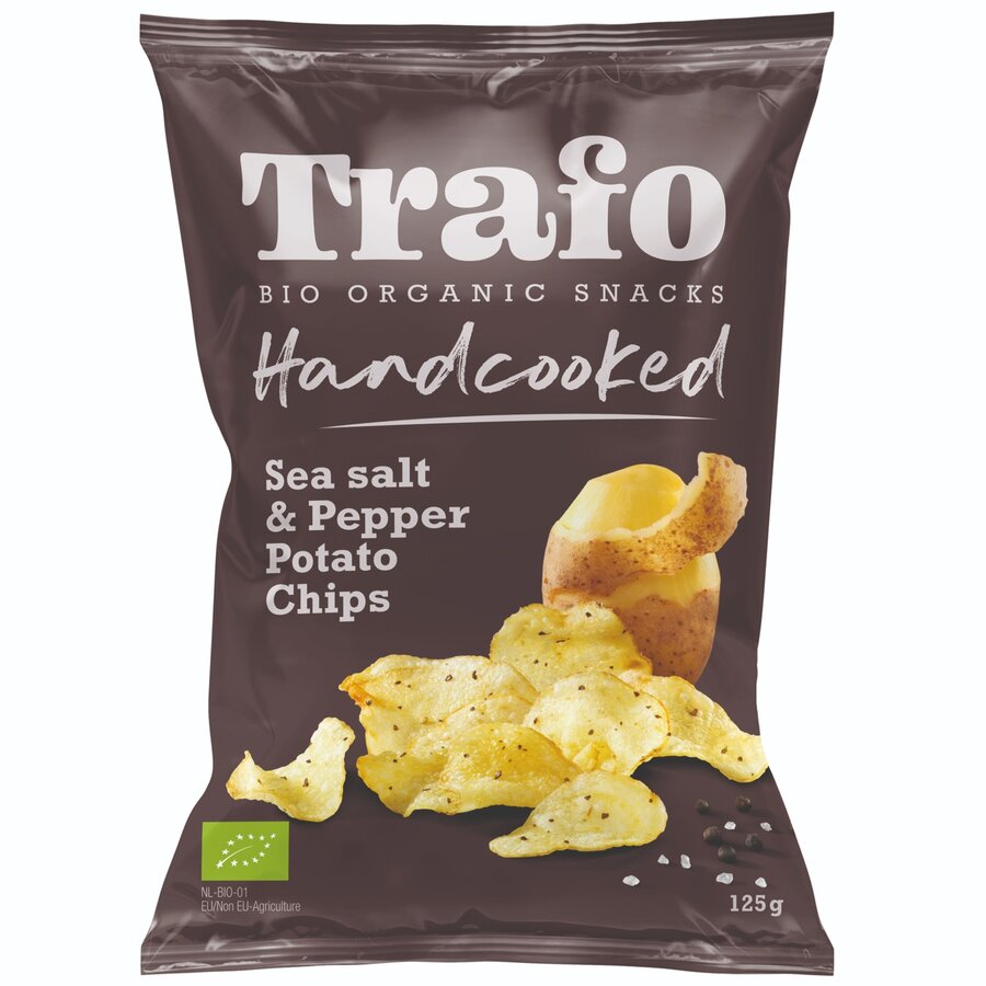 Handcooked Chips Seasalt & Black Pepper 125 g