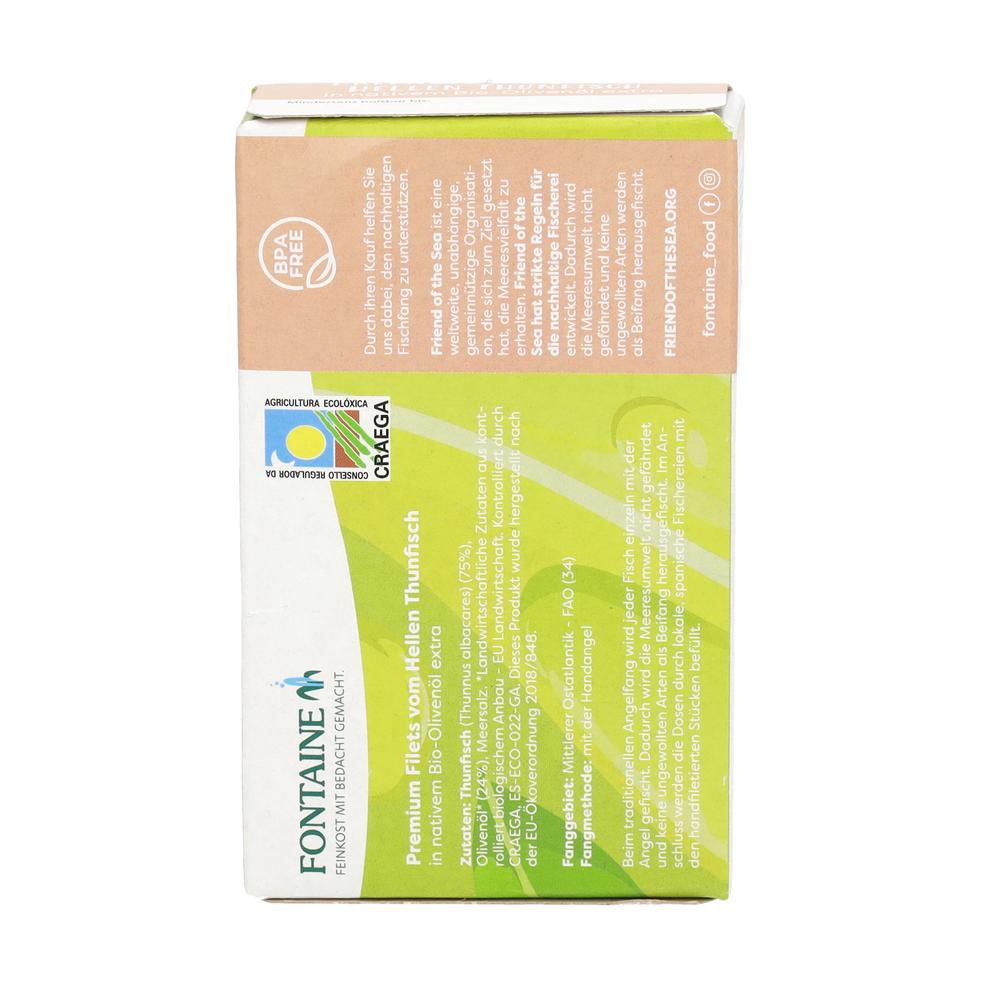 Thunfisch hell in Bio-Olivenöl 120 g