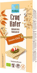 Croq'Hafer Sesam-Chia glutenfreies Knäckebrot 160 g