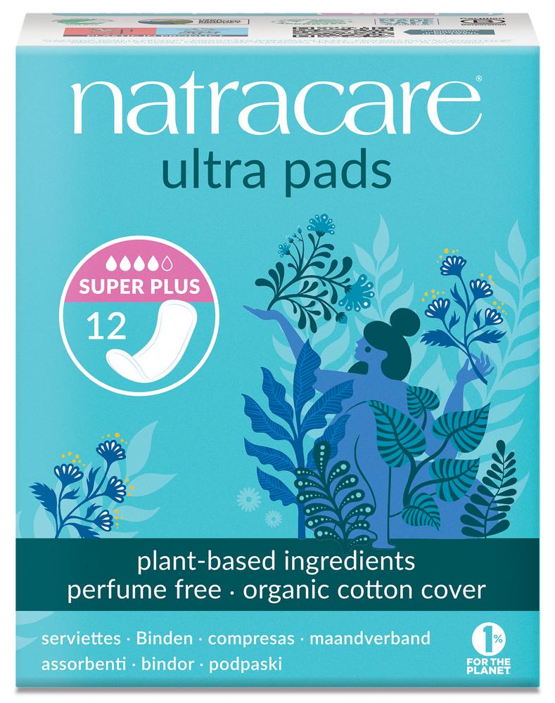 Damenbinden ultra pads super+ mit Flügeln 12 Stk