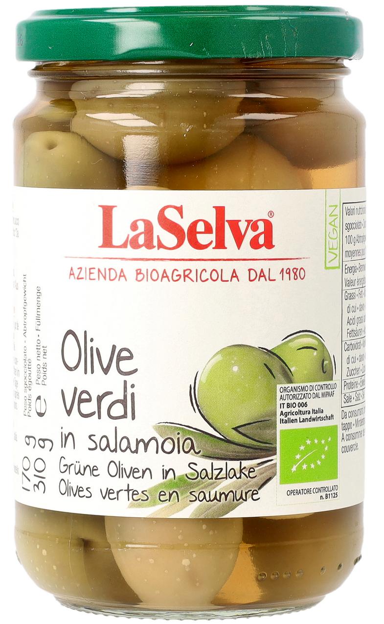 Oliven  grün  in Salzlake 310 g