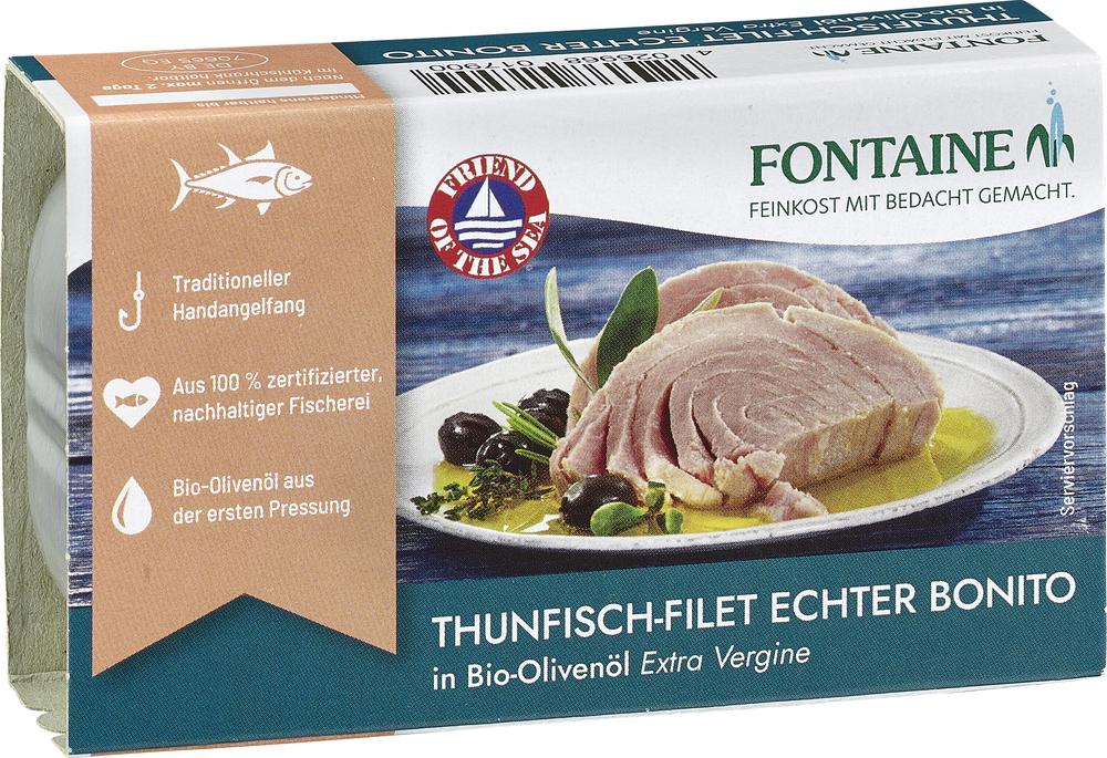 Heller Thunfisch Echter Bonito in Bio-Olivenöl 120 g