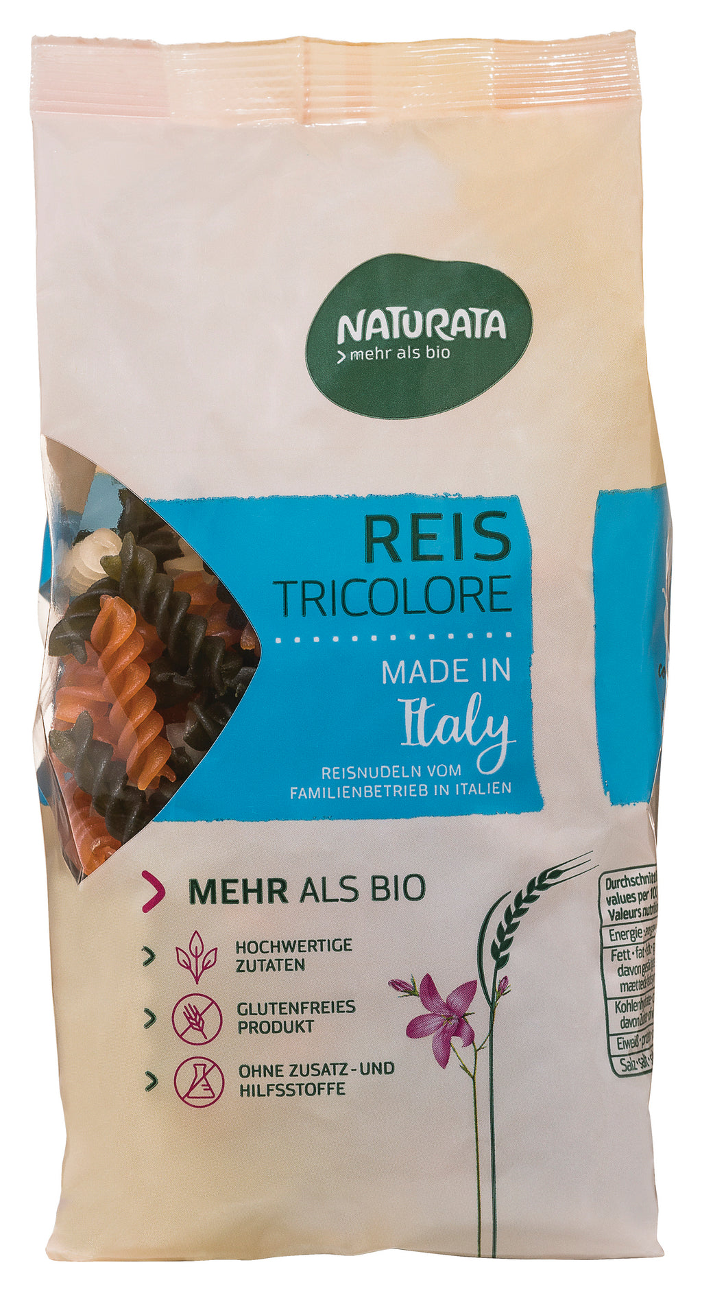 Reisnudeln Tricolore 250 g
