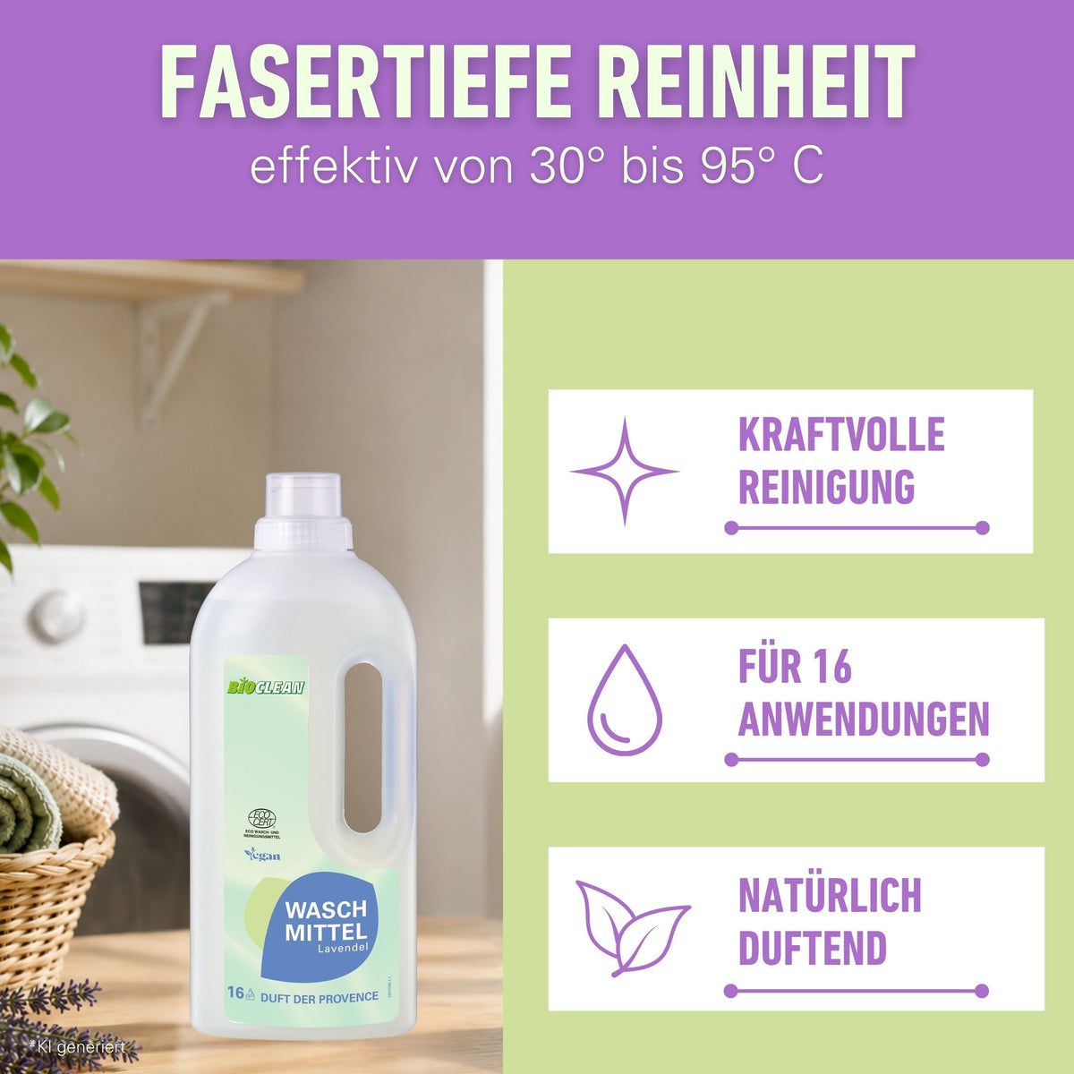 Waschmittel Lavendel 1 l