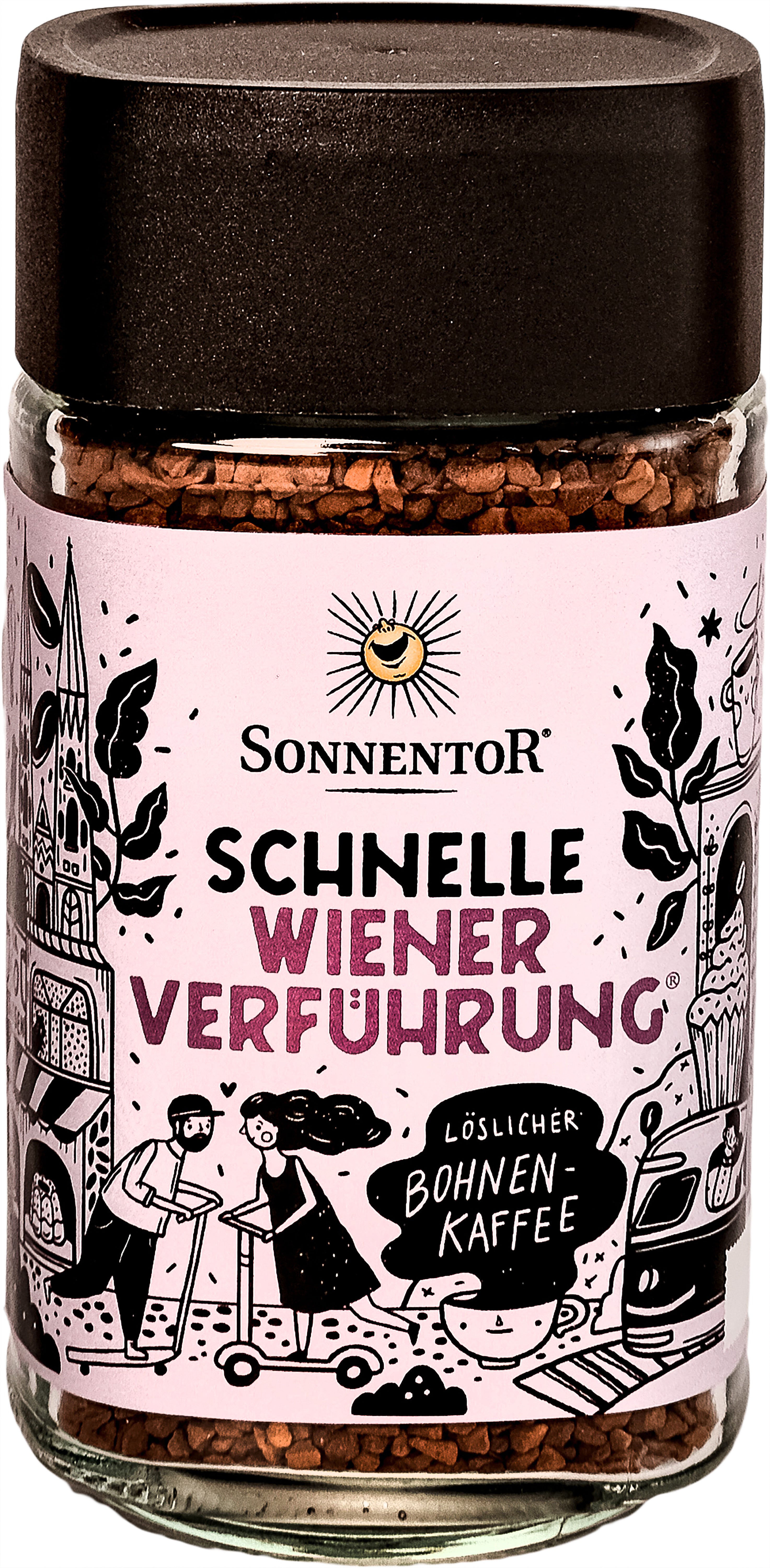 Schnelle Wiener Verführung Kaffee Instant im Glas 100 g