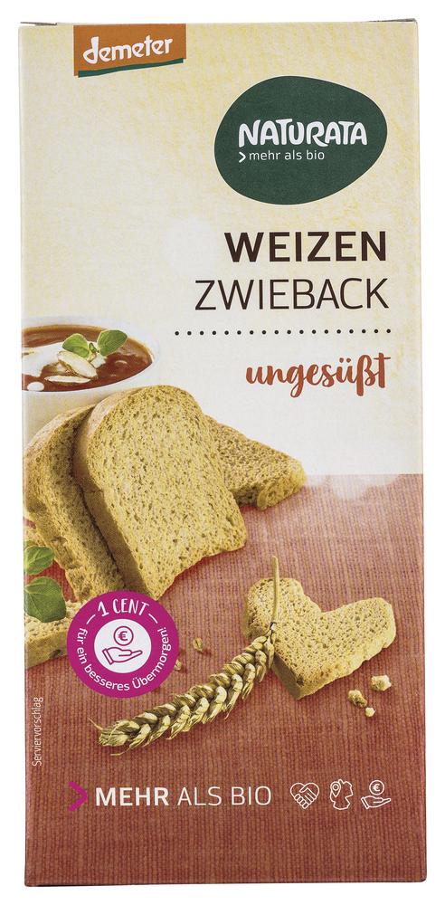 Weizen-Zwieback ungesüßt demeter 150 g