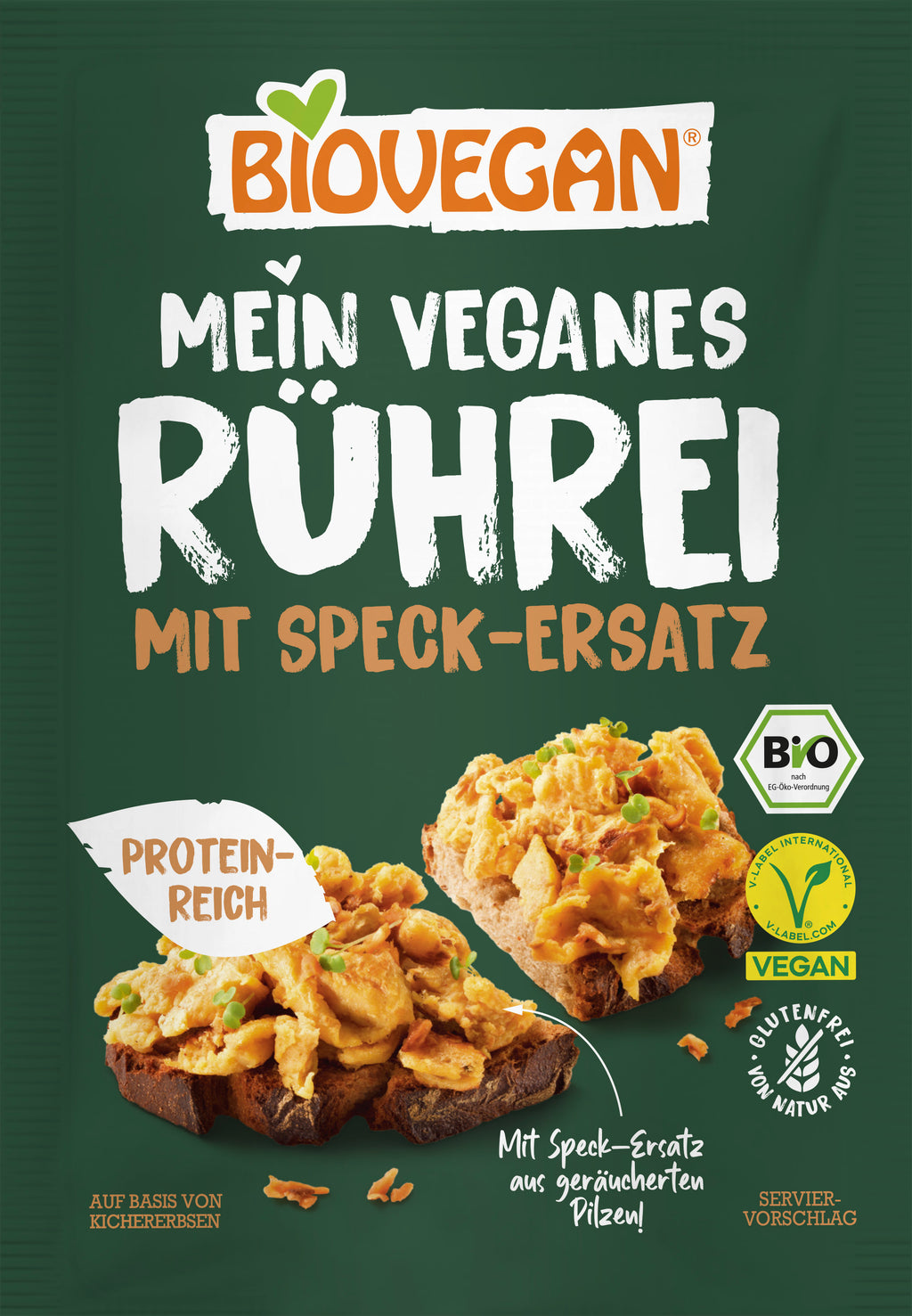 Mein veganes Rührei mit Speck-Ersatz 50 g