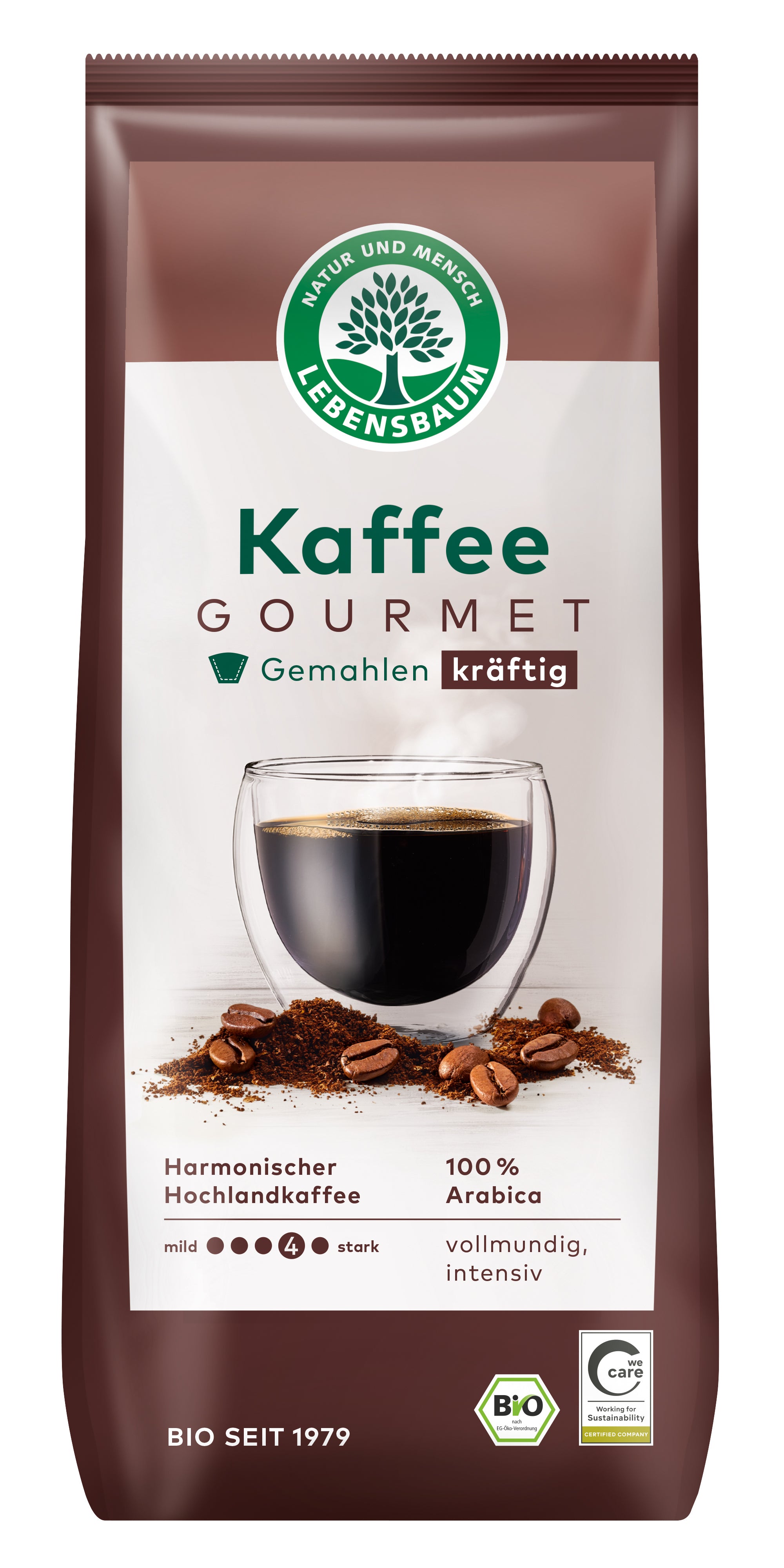 Gourmet-Kaffee kräftig gemahlen 500 g