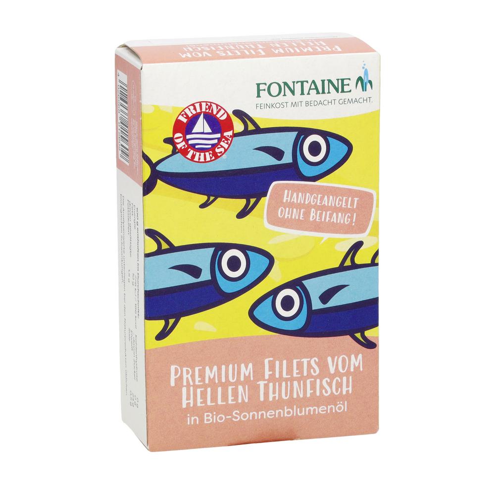Thunfisch hell in Bio-Sonnenblumenöl 120 g