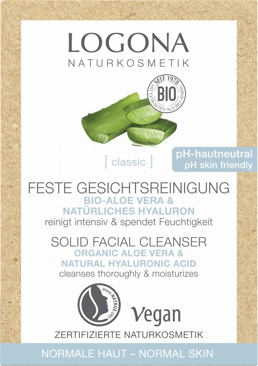 Feste Gesichtsreinigung Bio-Aloe Vera 60 g