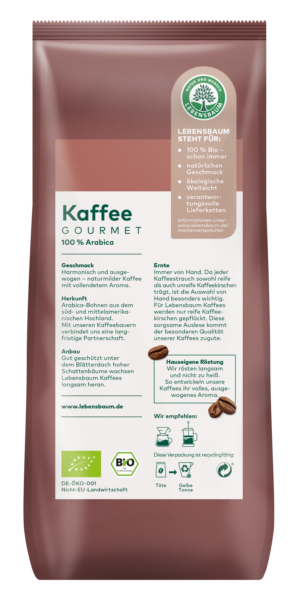 Gourmet-Kaffee klassisch gemahlen 500 g