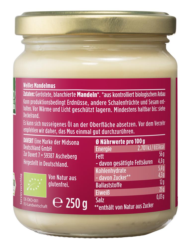 Weißes Mandelmus 250 g