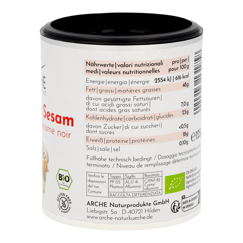 Schwarzer Sesam 125 g