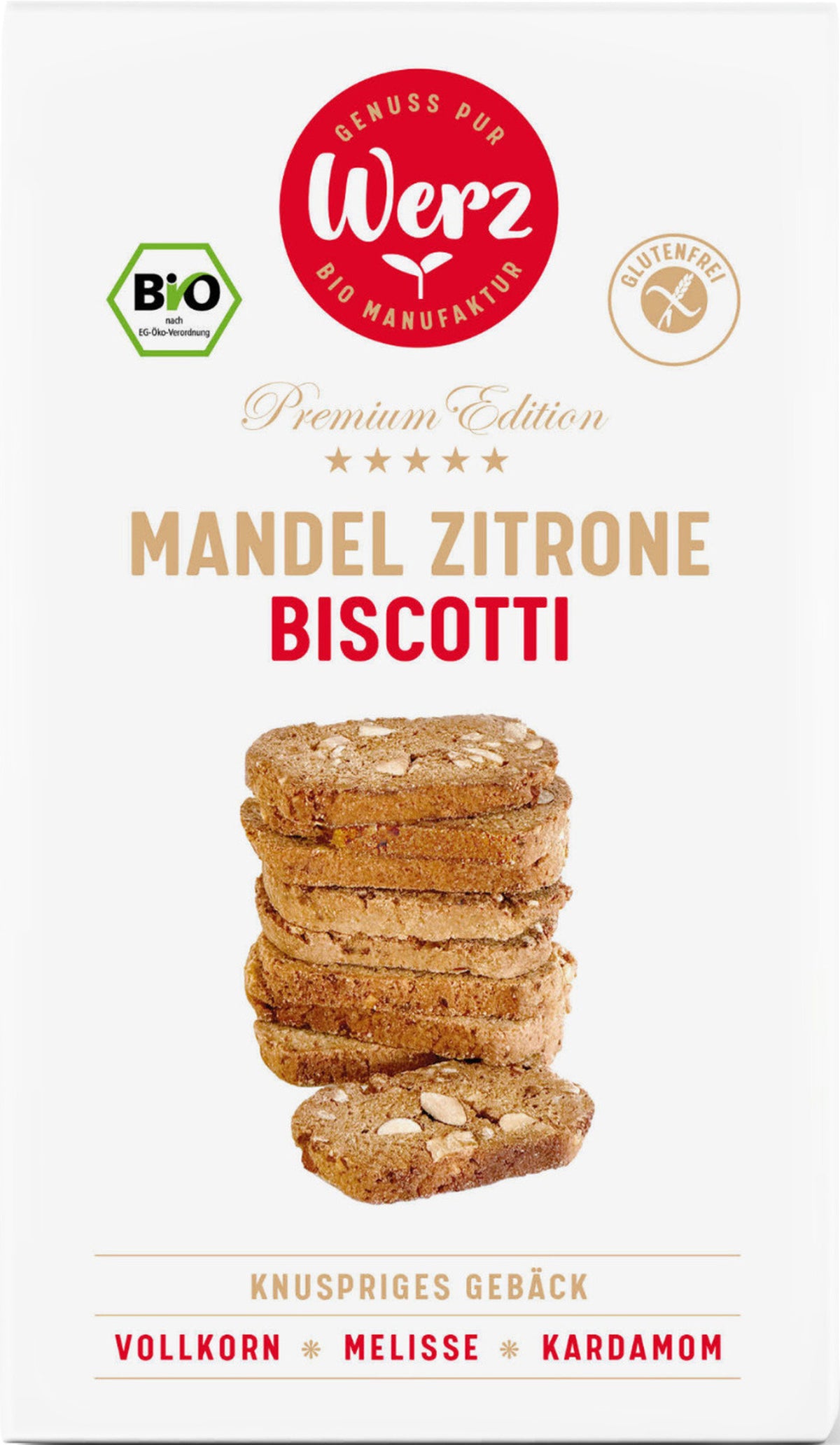 Mandel Zitrone Biscotti Gebäck 200 g