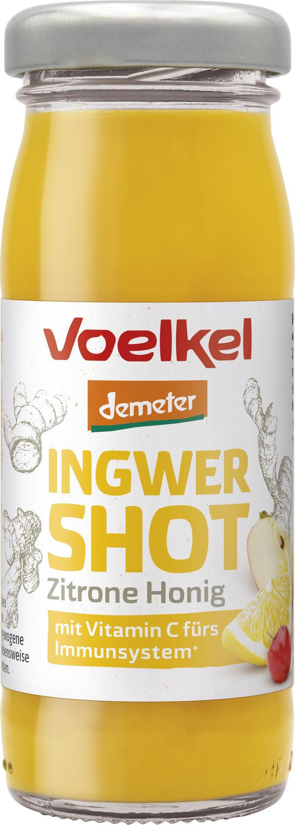 Shot Ingwer & Zitrone Honig demeter mit weiteren F 95 ml