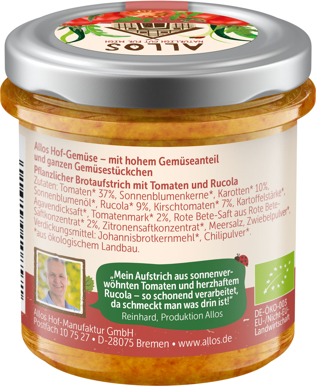 Hofgemüse Reinhards Rucola Kirschtomate 135 g