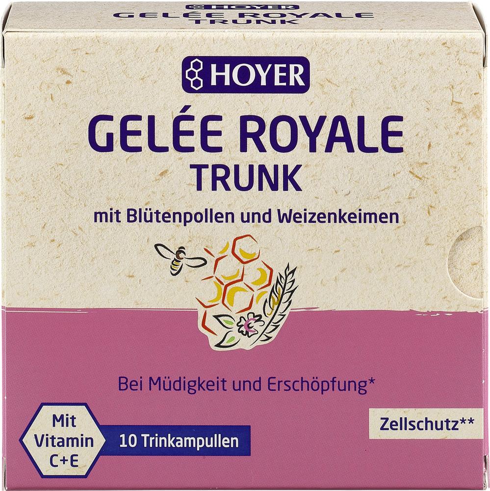 Gelee Royale & Blütenpollen Trinkampullen 10x10m