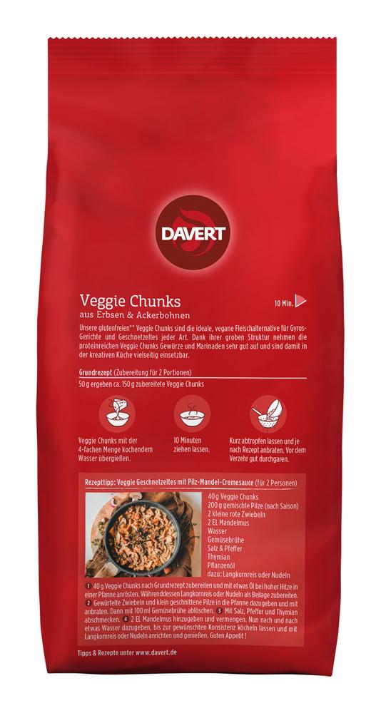 Veggie Chunks Fleischalternative aus Erbsen&Ackerb 100 g