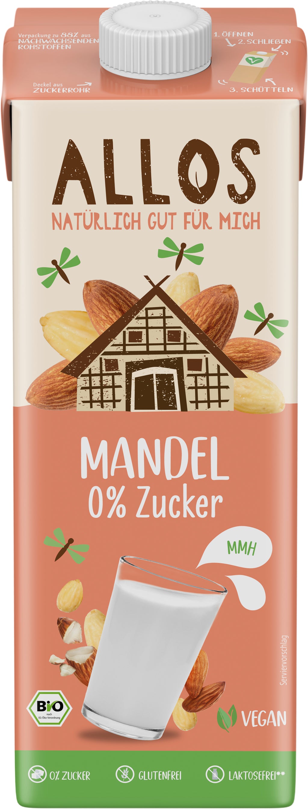 Mandel Drink 0% Zucker 1 l