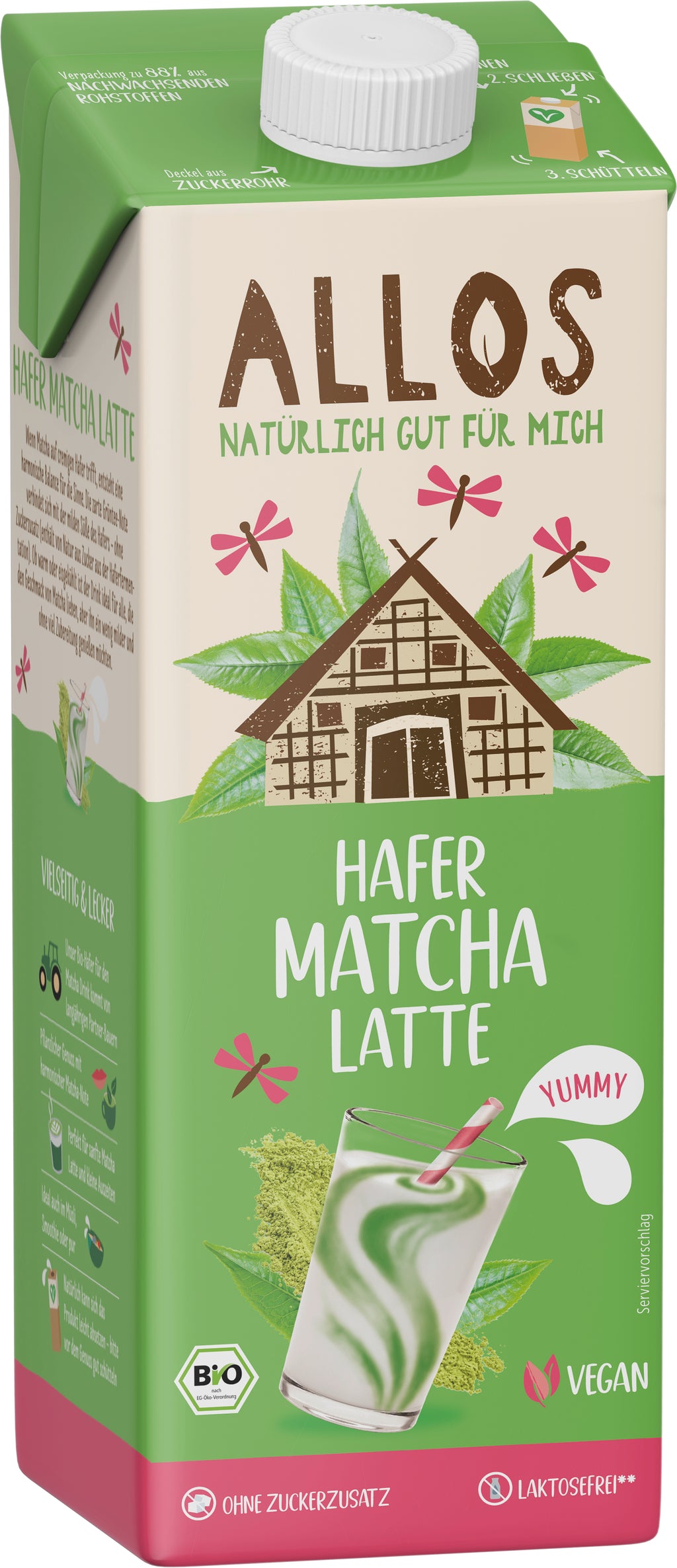 Hafer Matcha Latte Drink 1 l