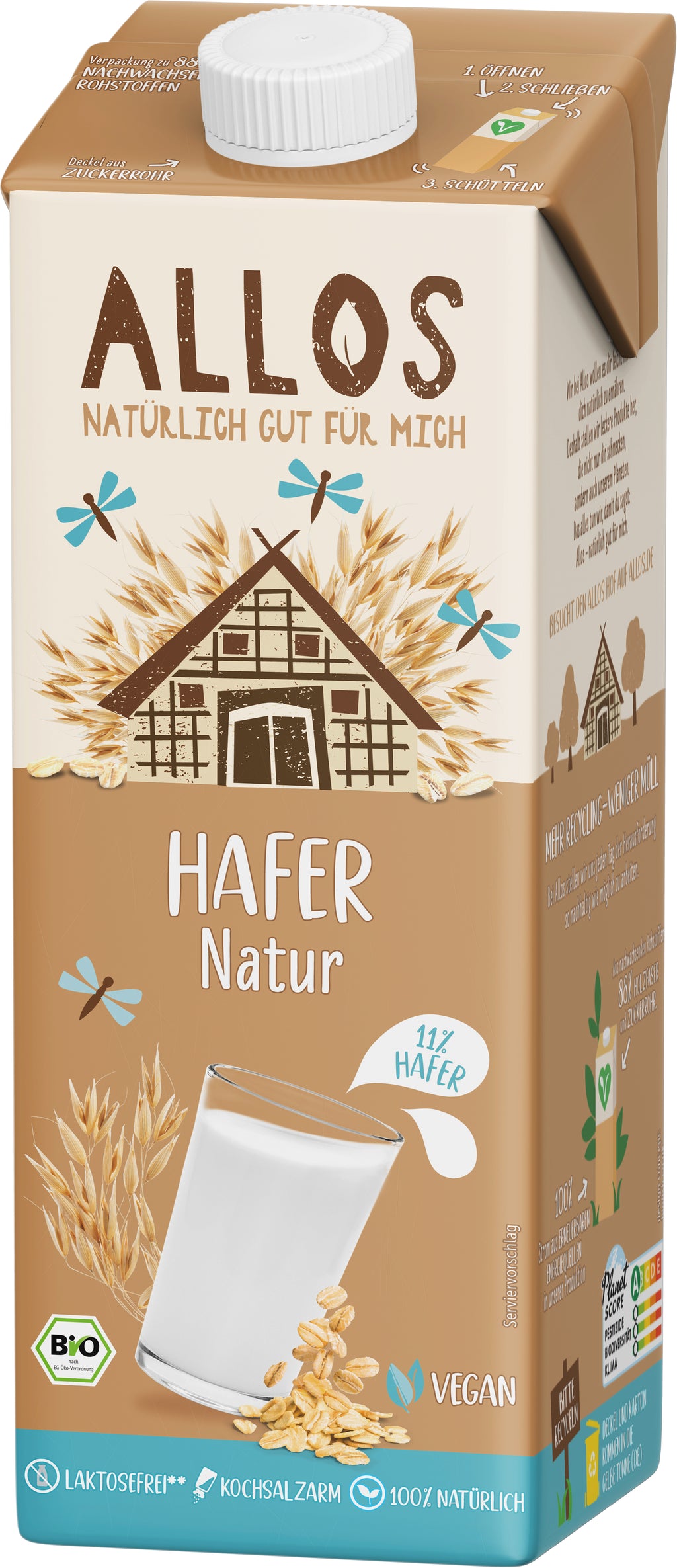 Hafer Drink naturell 1 l