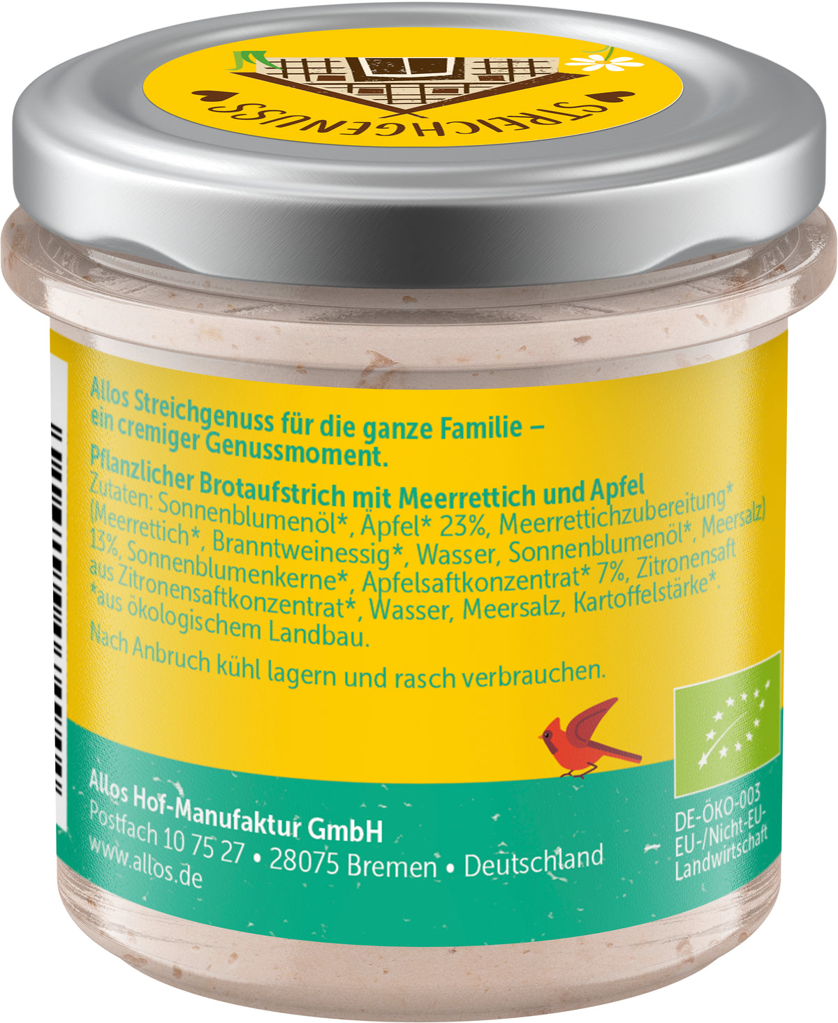 Streichgenuss Meerrettich Apfel 140 g