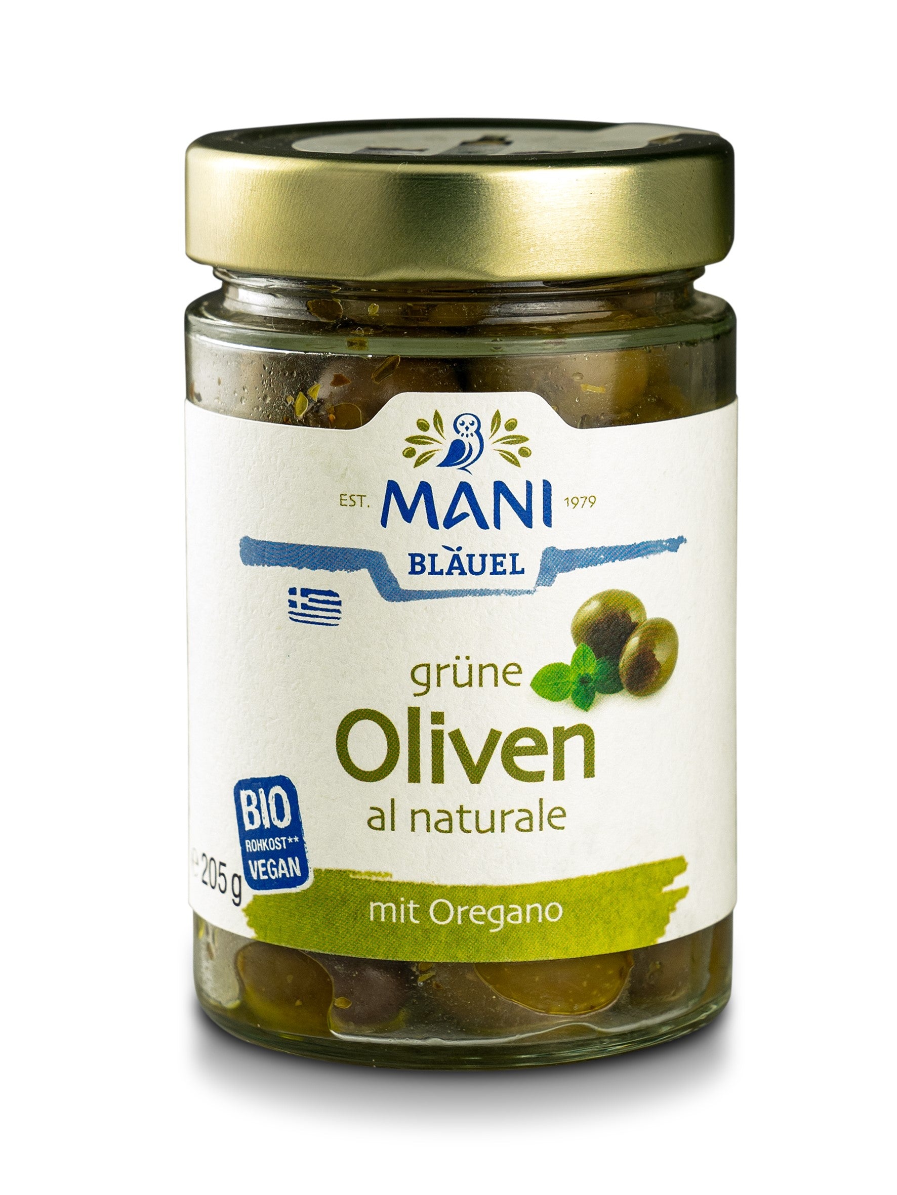 Grüne Oliven al Naturale 205 g