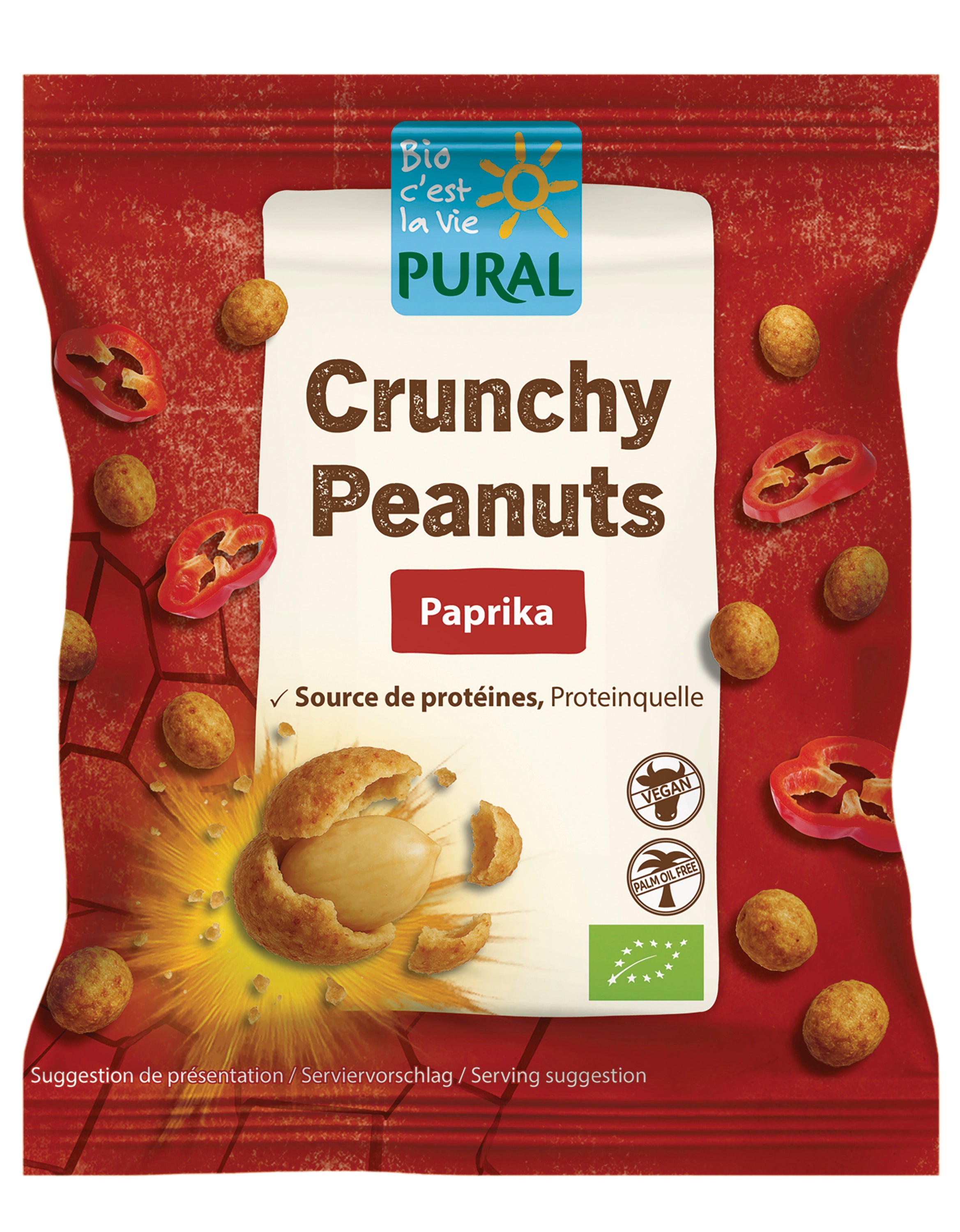 Crunchy Peanuts Paprika 110 g