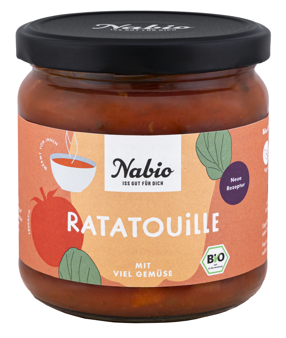 Ratatouille mit Belugalinsen im Glas 365 g