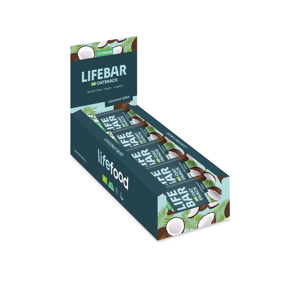 Lifebar Oat Snack Coconut Bliss 40 g