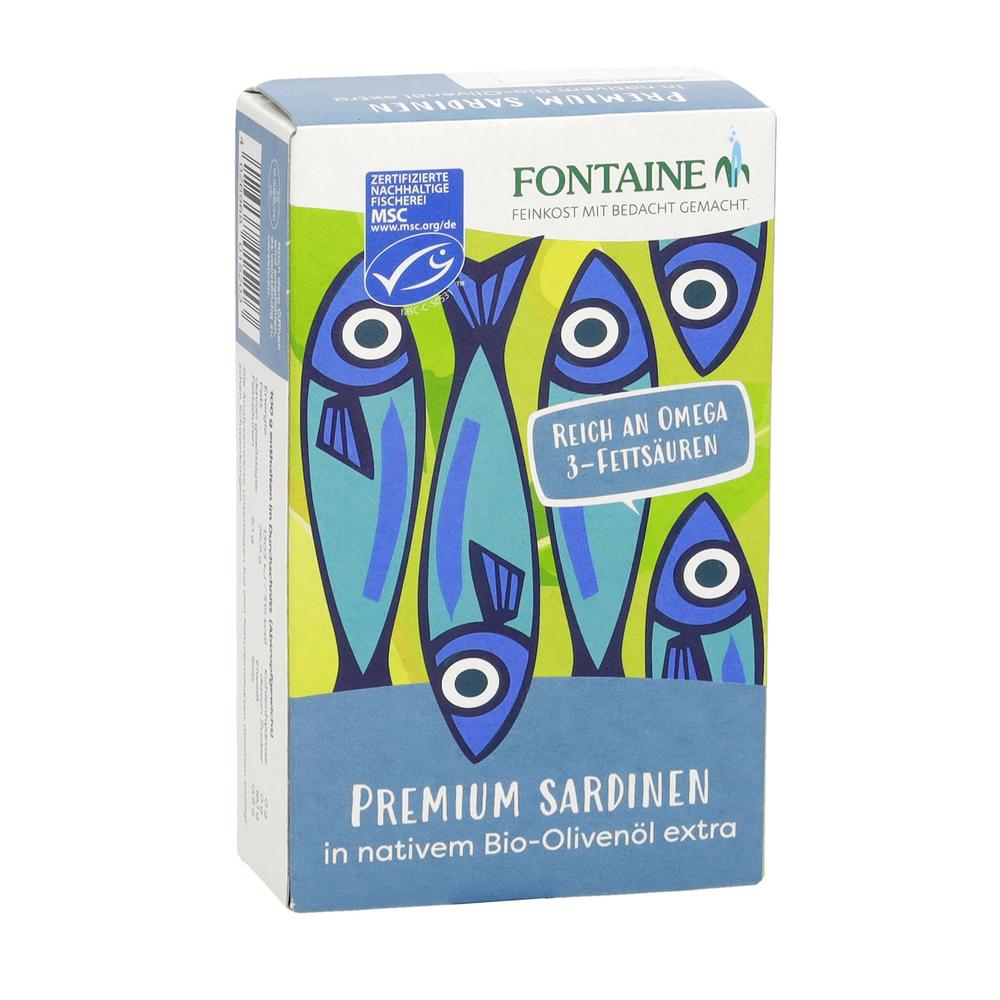 Sardinen mit Haut und Gräten in Olivenöl 120 g