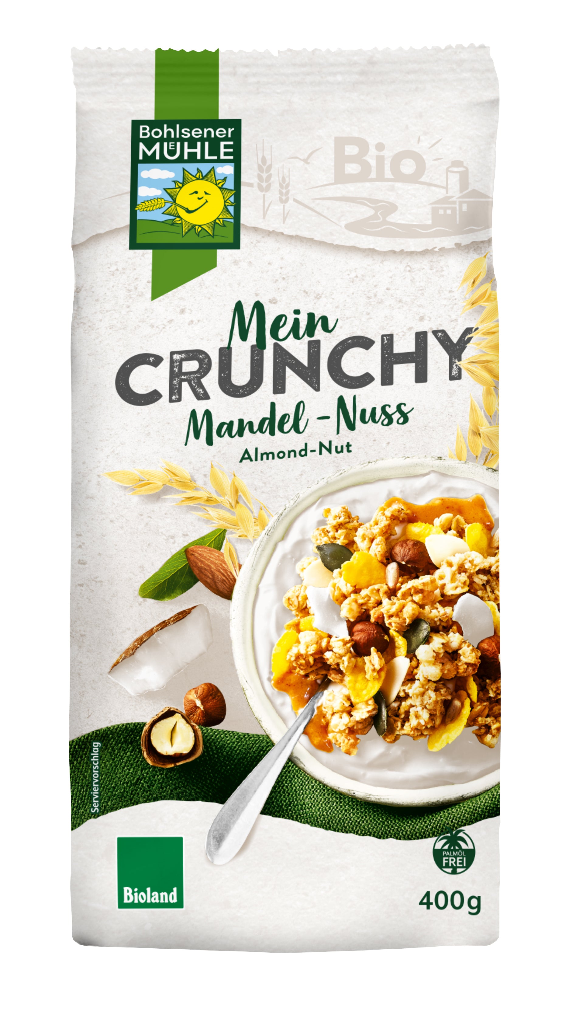 Mein Crunchy Mandel Nuss Müsli 400 g