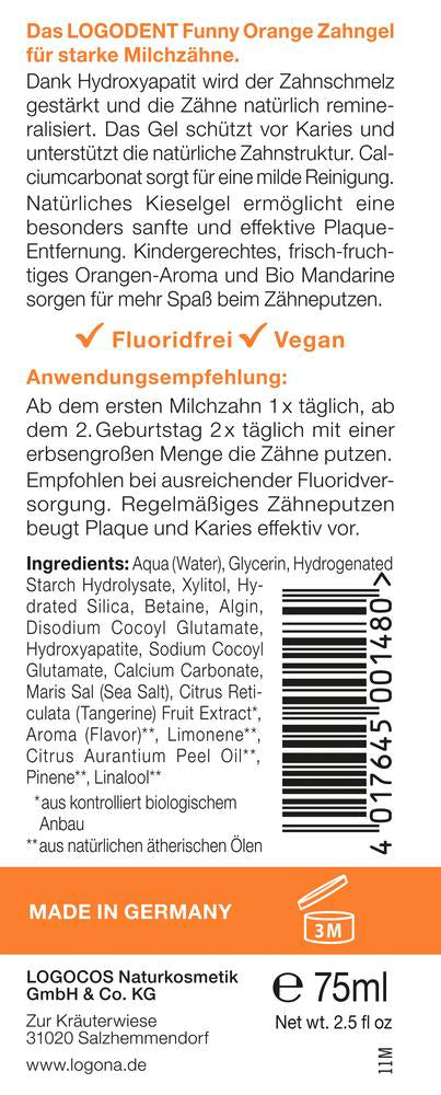 Kids Zahngel Funny Orange 75 ml