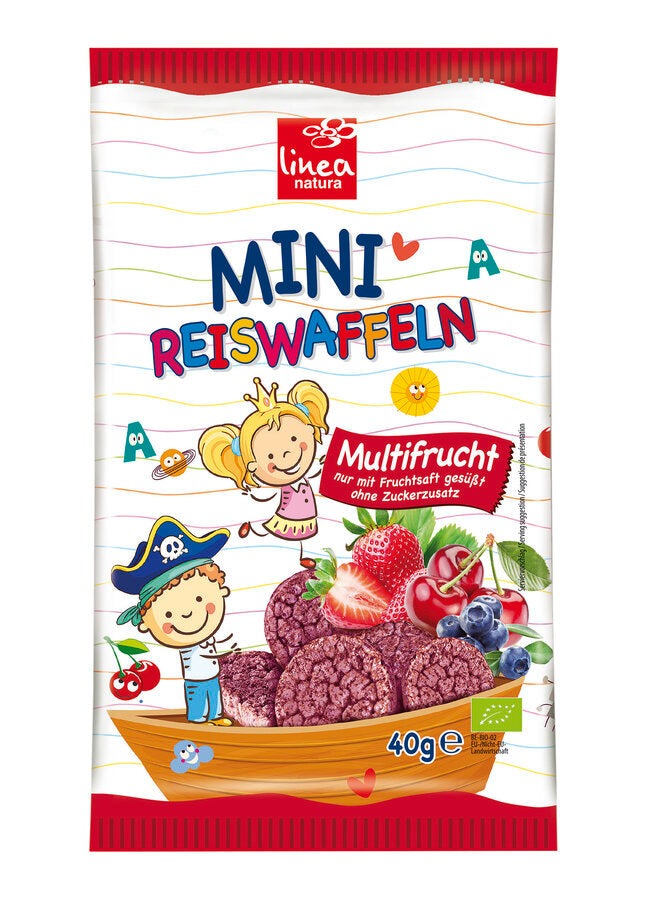 Mini Reiswaffeln Multifrucht 40 g
