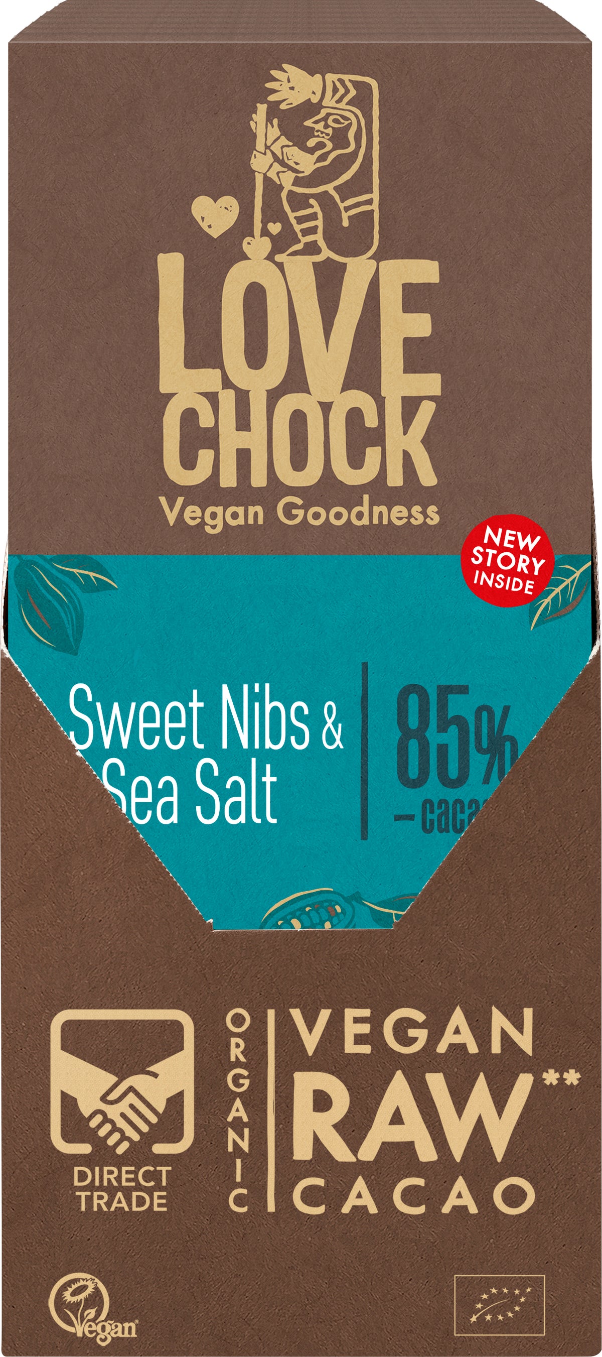 Sweet nibs & Sea salt 85% Kakao 70 g