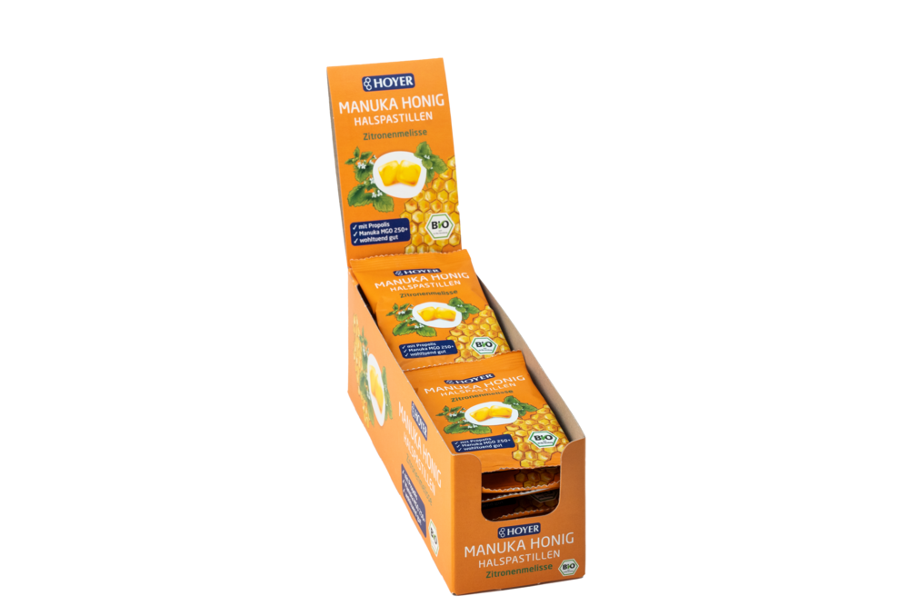 Manukahonig Halspastillen Zitronenmelisse 30 g