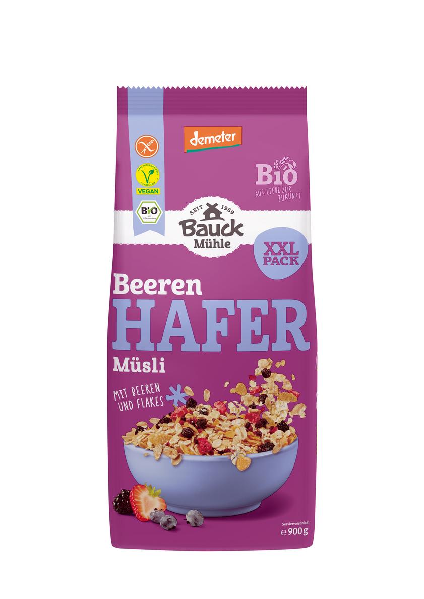 XXL Hafer Müsli Beeren demeter 900 g