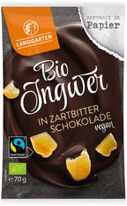 Ingwer in Zartbitter-Schokolade 70 g