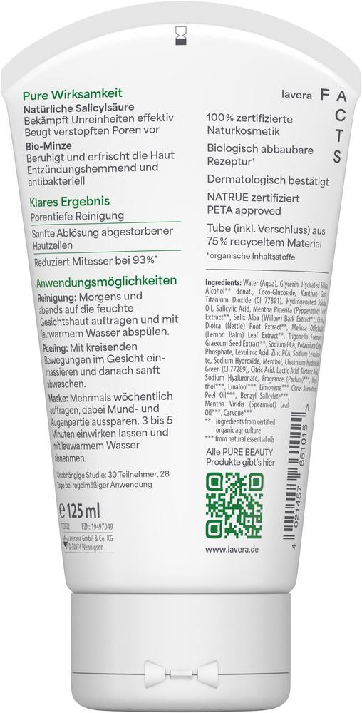Pure Beauty 3in1 Reinigung Peeling Maske 125 ml