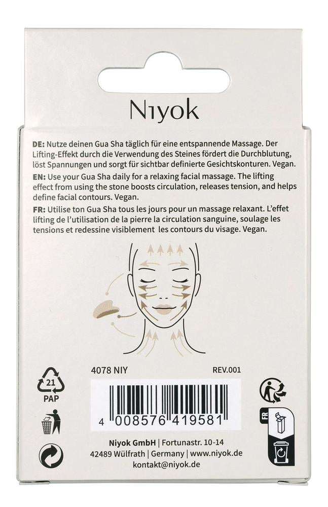 Gua Sha Stein Rosenquartz 1 Stk