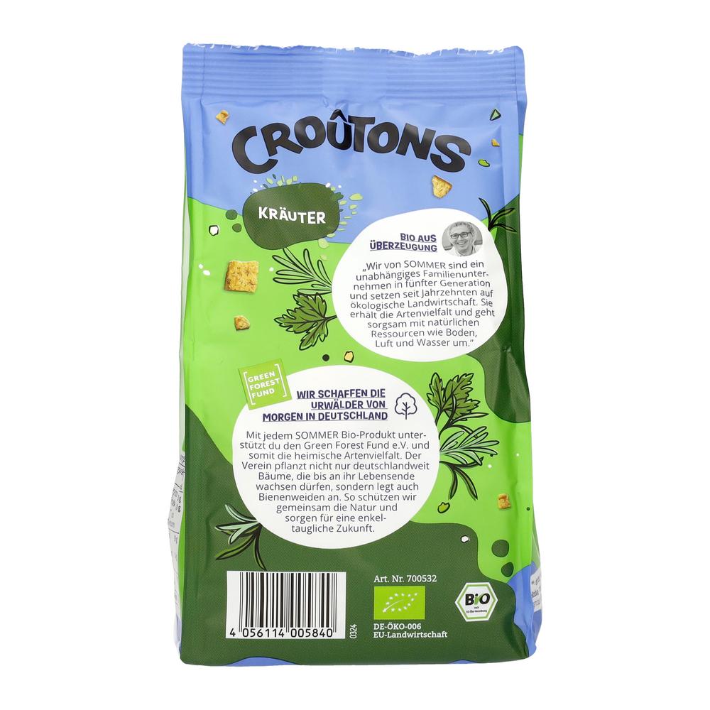 Cro?tons Kräuter geröstete Brotwürfel demeter 100 g