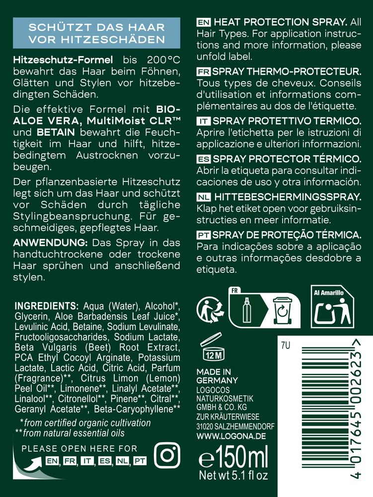 Hitzeschutz Spray Aloe Vera 150 ml