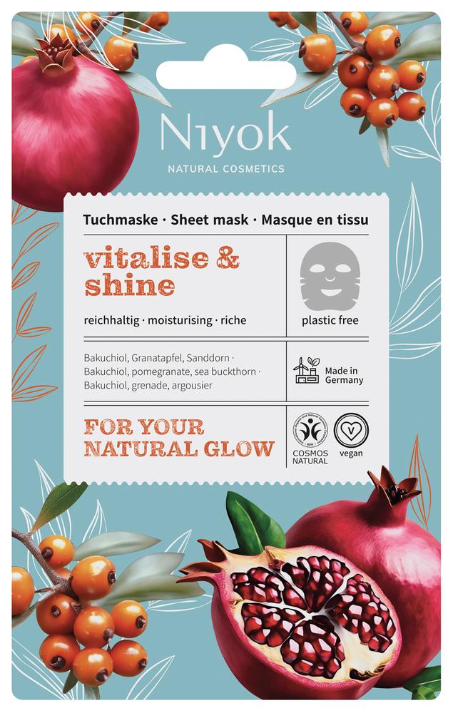 Reichhaltige Tuchmaske vitalise & shine 1 Stk