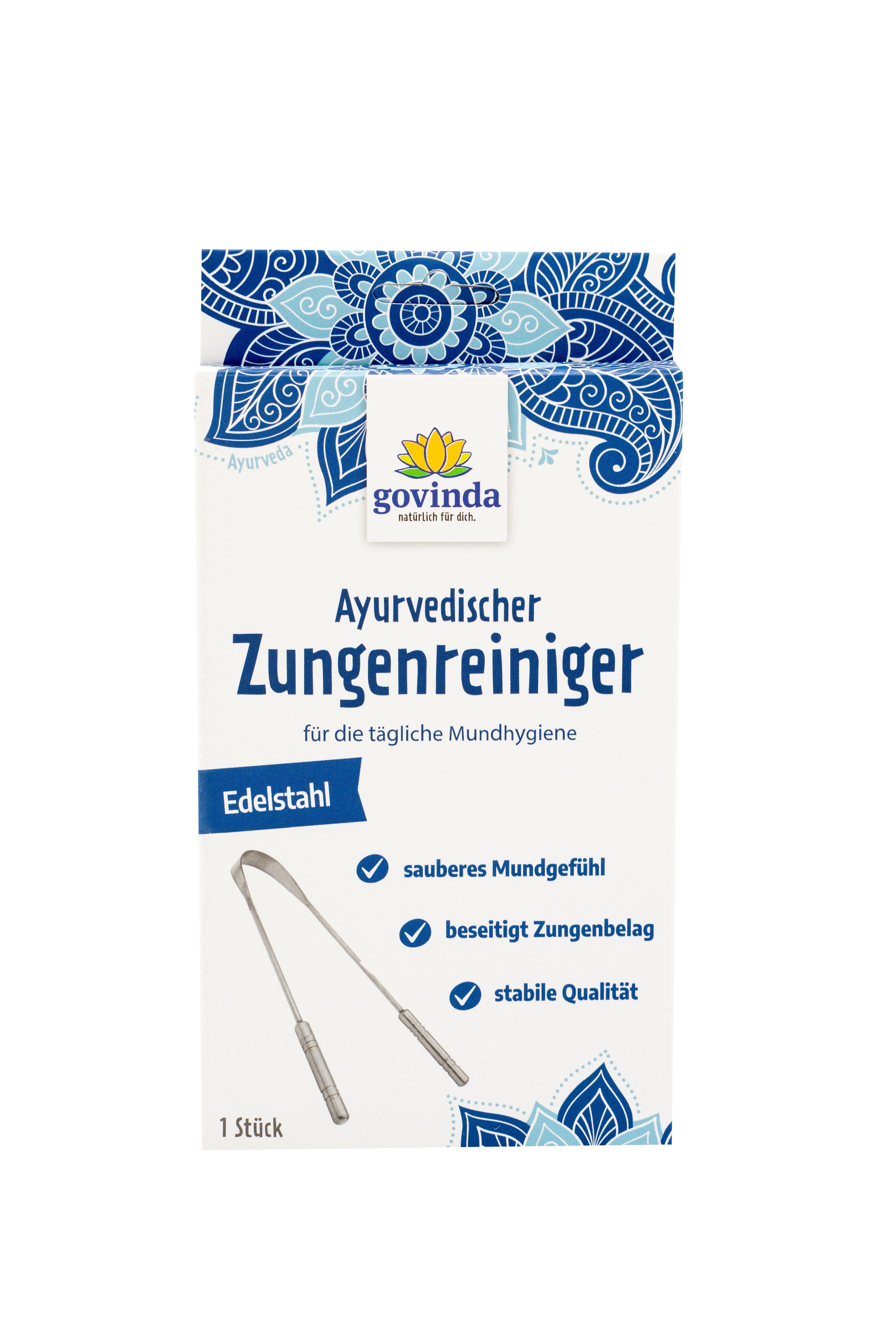 Zungenreiniger Edelstahl 1 Stk