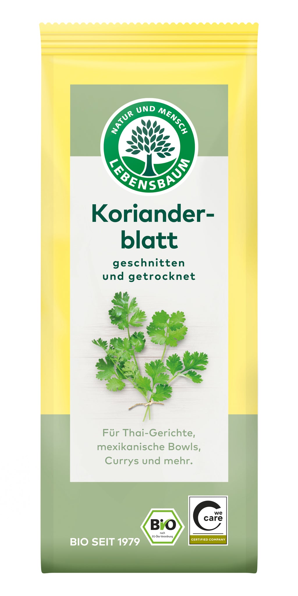 Korianderblatt geschnitten 12,5 g