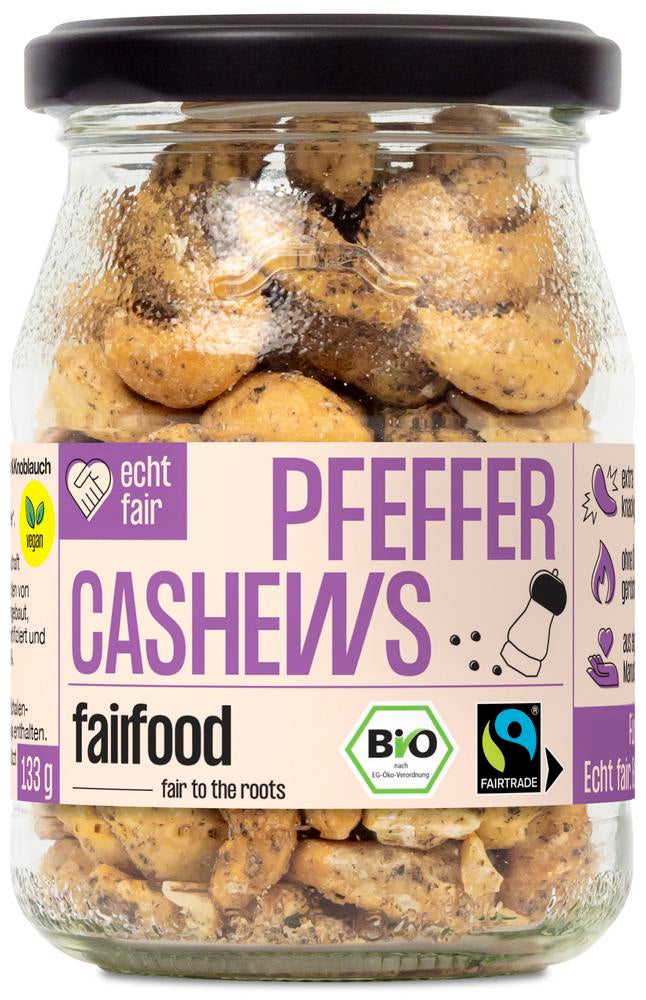 Cashewkerne Pfefferheldin Pfeffer & Knoblauch 133 g