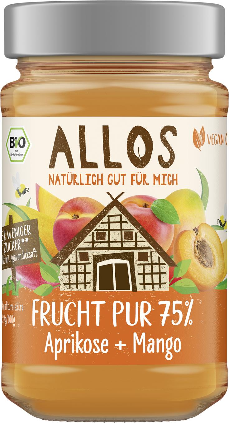 Frucht Pur 75% Aufstrich Marille-Mango 250 g