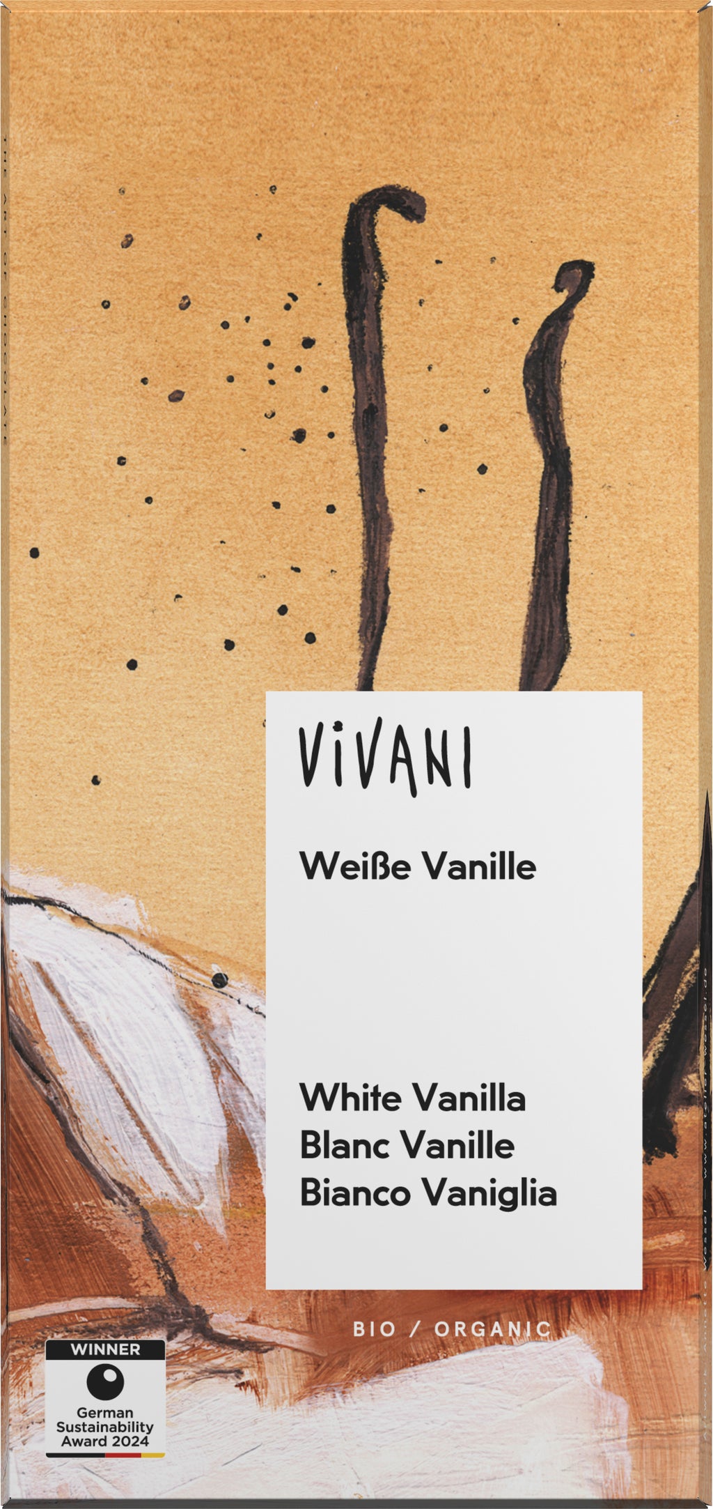 Weiße Schokolade mit Vanille 80 g