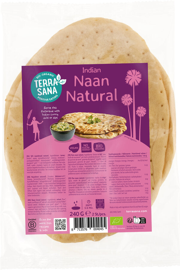 Indisches Naan Naturell 240 g